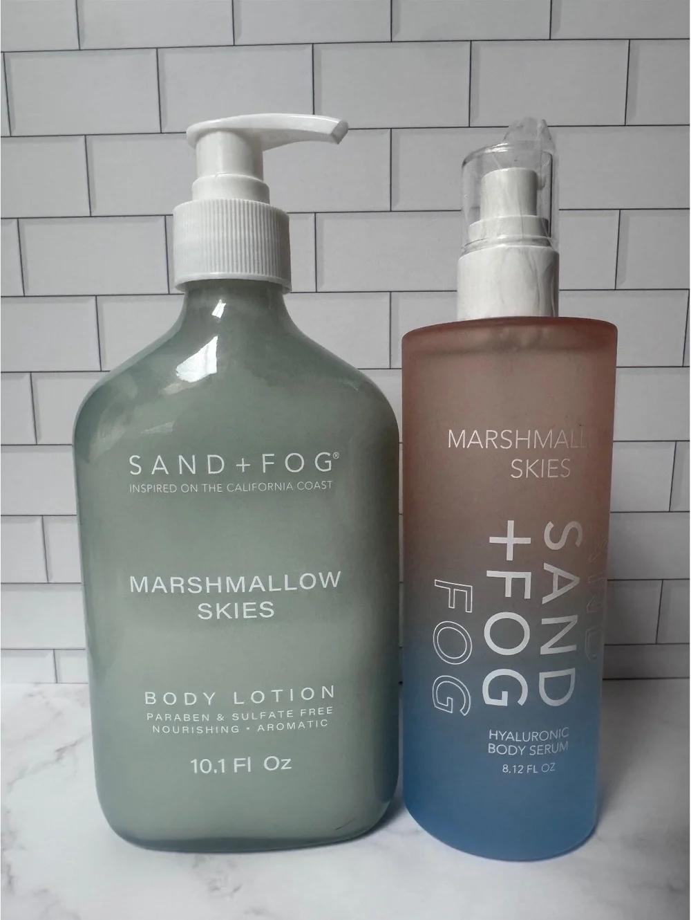 Sand + Fog Marshmallow Skies Body Lotion + Hyaluronic Body Serum